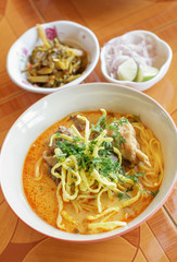 Khao Soi Recipe, Northern Style Curried Noodle Soup with Chicken