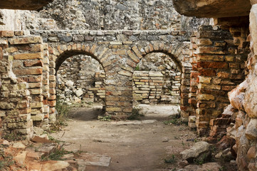 Roman Empire ruins of Volubilis, Morocco, Africa