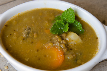 Lentil soup