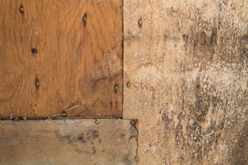 Background from old plywood