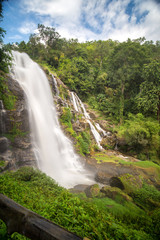 vachiratarn  waterfall is a beautiful waterfall in chiang mai,Th