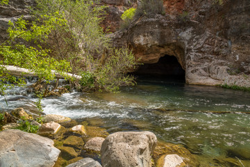 Fototapeta na wymiar Fossil springs creek in Arizona