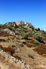 Fototapeta na wymiar Village de San'Antonino (Corse)