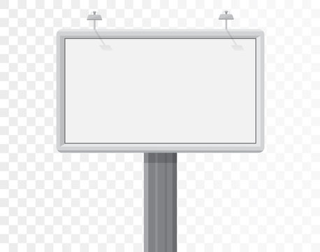 billboard isolated on the alpha white background