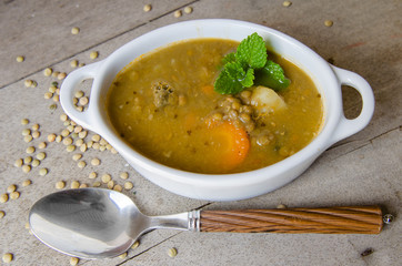 Lentil soup