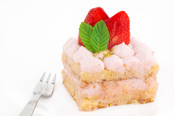 mousse alle fragole
