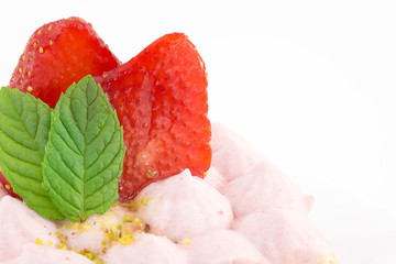 mousse alle fragole