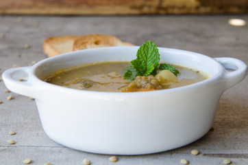 Lentil soup