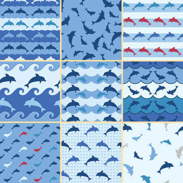 sea dolphin pattern, dolphin pattern, sea pattern, summer pattern, beach pattern, ocean pattern, dolphin background, dolphin background, summer background