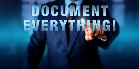 Manager Touching DOCUMENT EVERYTHING!