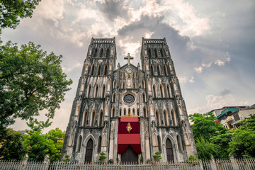 Saint Joseph Cathedral, a Roman Catholic cathedral in Hanoi Viet