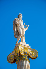 Statue of Apollo,Academy of Athens,Greece