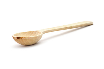 Wooden Spoon isolated on white background