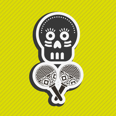 mexican culture icon design 