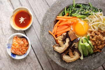 Bibimbap korean food
