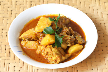 Chicken curry with potato