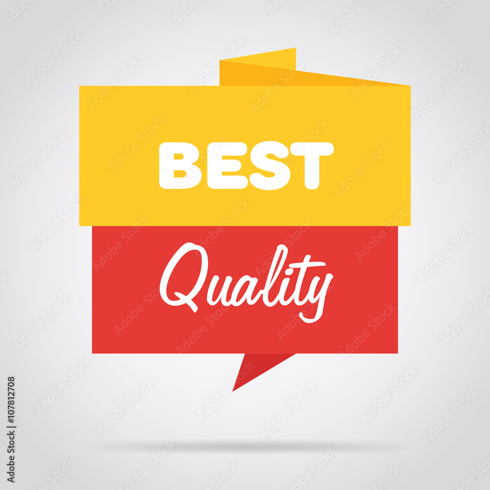 Sticker badge isolated vector in flat design style. colorful abstract badge or label.