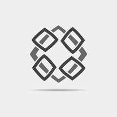 Abstract element - logo - teamwork