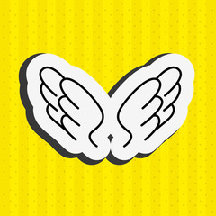 Fototapeta premium angels wings design 