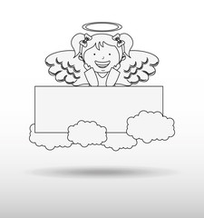 cute angel design 
