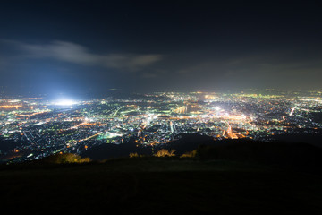 Naklejka premium 皿倉山 夜景