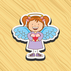 cute angel design 