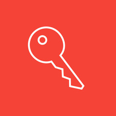 Key for house line icon.