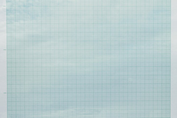close up of graph paper