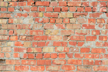 Brick texture with scratches and cracks