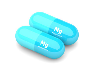 pills with magnesium Mg element dietary supplements