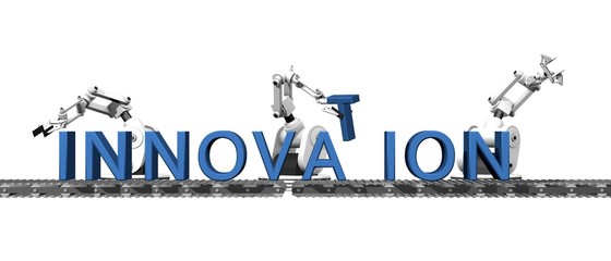 Productie van het woord innovatie