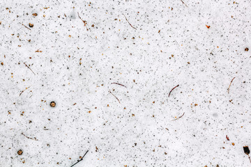 texture of dirty snow
