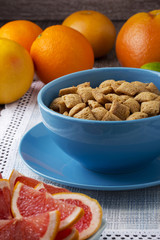 handful of dry cereal