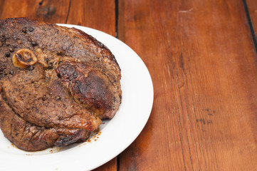 Grilled meat steak