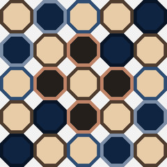 Obraz premium Vector seamless geometry pattern, abstract geometric background