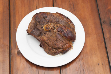 Grilled meat steak