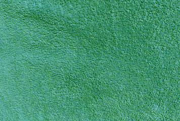 Green bath towel texture.