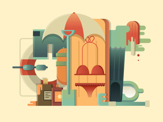 Summer concept design flat