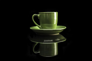 Green Coffee Cup