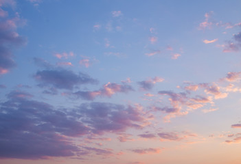 bright sunset sky background, beautiful nature landscape