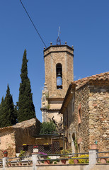Church of Sant Genis in Monells, Baix Emporda; Girona, province;