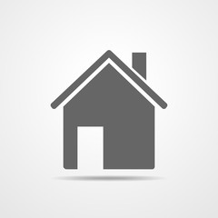 Home icon - vector illustration