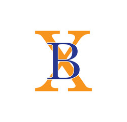 BX logotype simple modern