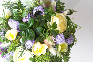 Image of beautiful colorful fresh flowers bouquet