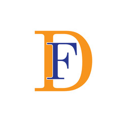 FD logotype simple modern