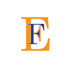 FE logotype simple modern