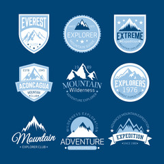 Mountain logos - 107829559