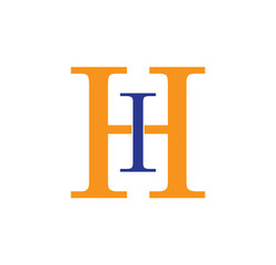 IH logotype simple modern