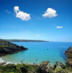 Atlantic Ocean coast at Pointe du Raz - Brittany, Northern France