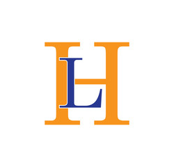 LH logotype simple modern